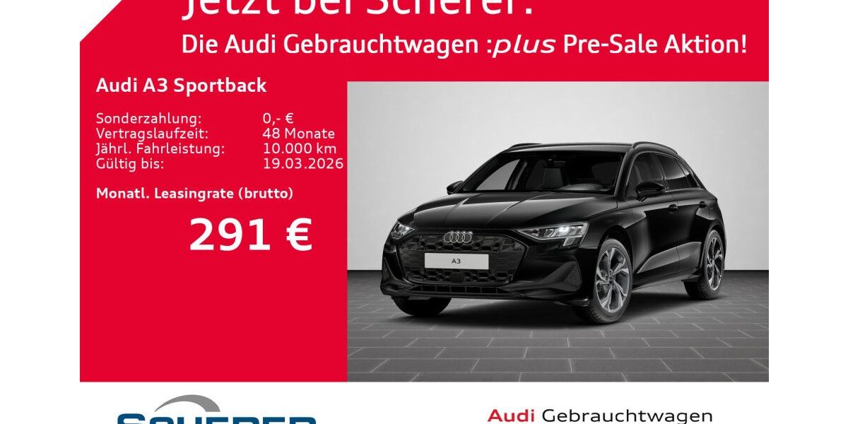 Audi A3 7.945 km 32.949 &euro; Mannheim 68309
