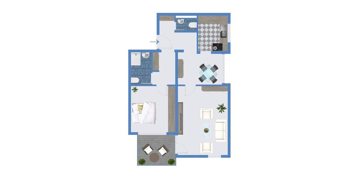 Etagenwohnung Frankenthal (Pfalz) Mörsch - 2 Zimmer, 69 m&sup2;, 189.000&euro; | Angebot:26082955