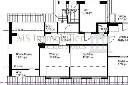 Wohnung Bensheim / Auerbach Auerbach - 3 Zimmer, 92 m&sup2;, 1.100&euro; | Angebot:25471705