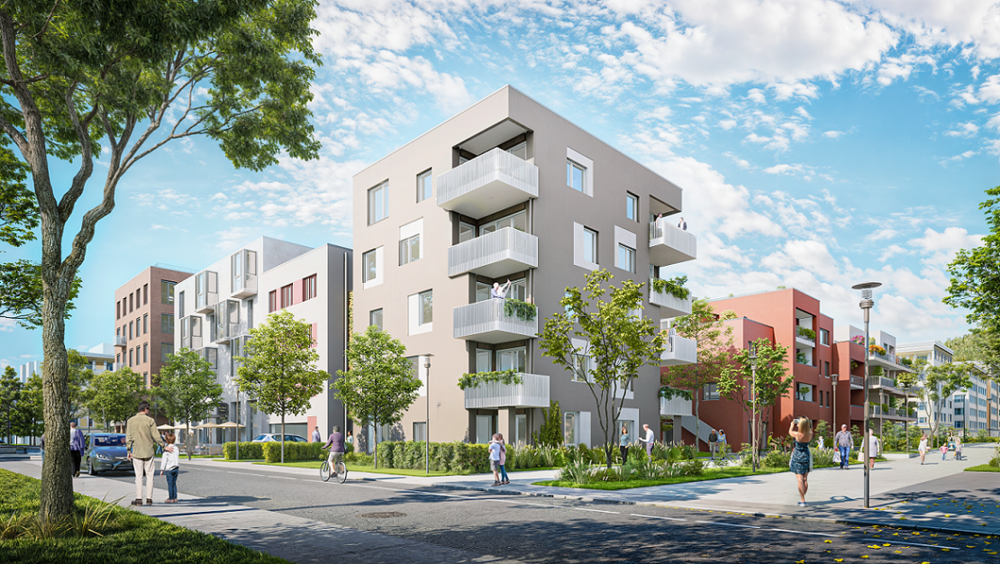 Etagenwohnung Heidelberg Boxberg - 4 Zimmer, 91 m&sup2;, 609.000&euro; | Angebot:26565436