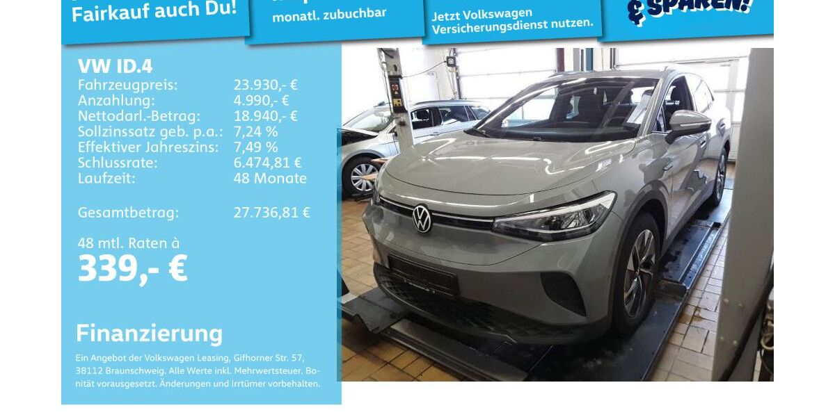 VW ID.4 43.030 km 23.691 &euro; Mannheim 68309