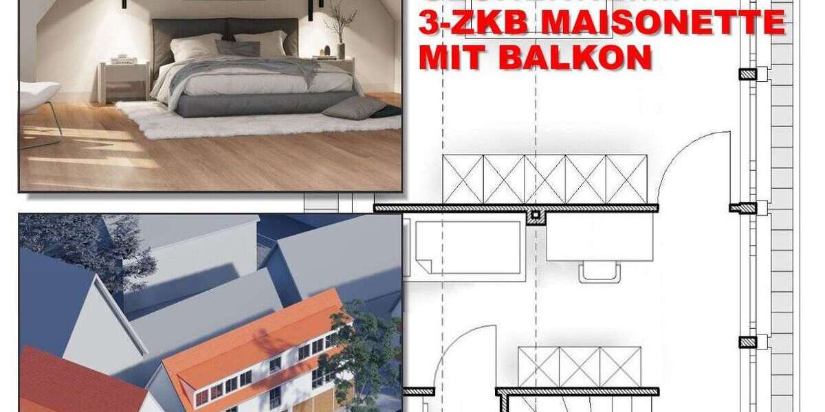 Etagenwohnung Mannheim Hochstätt - 3 Zimmer, 69 m&sup2;, 1.065&euro; | Angebot:25402472