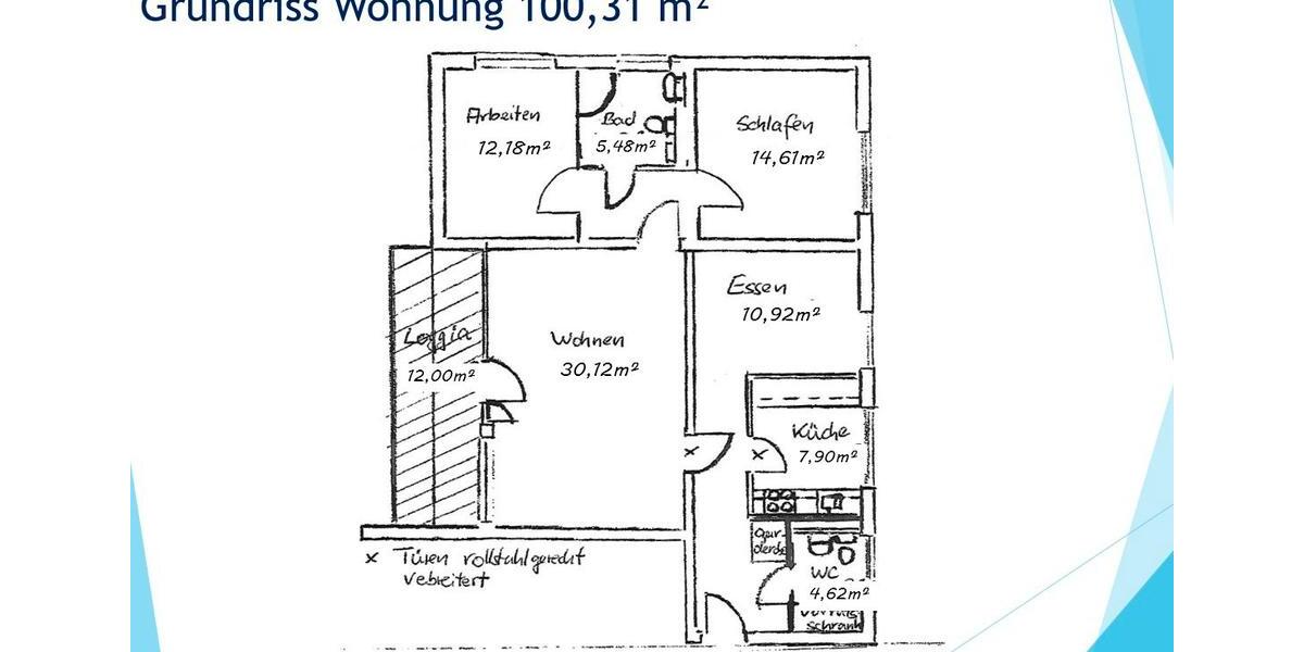 Etagenwohnung Ludwigshafen am Rhein Rheingönheim - 4 Zimmer, 100 m&sup2;, 399.000&euro; | Angebot:26211847