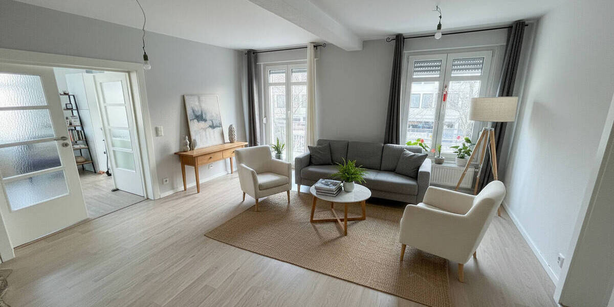 Etagenwohnung Mannheim Feudenheim - 3 Zimmer, 82 m&sup2;, 275.000&euro; | Angebot:26170897