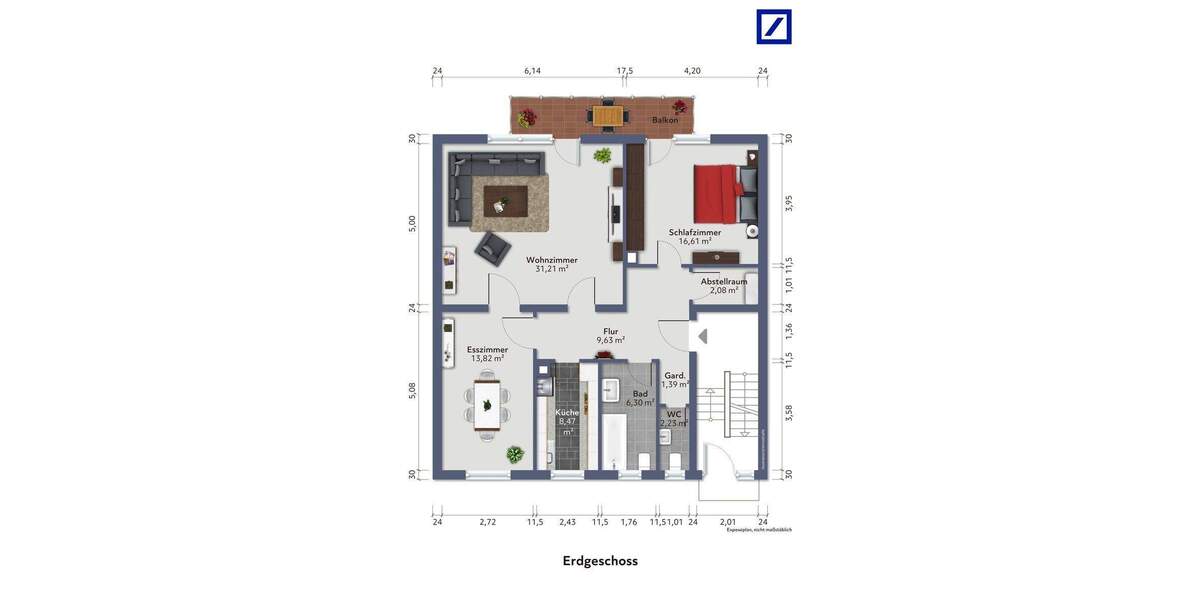 Reihenmittelhaus Mannheim Rheinau - 6 Zimmer, 249 m&sup2;, 375.000&euro; | Angebot:25685527