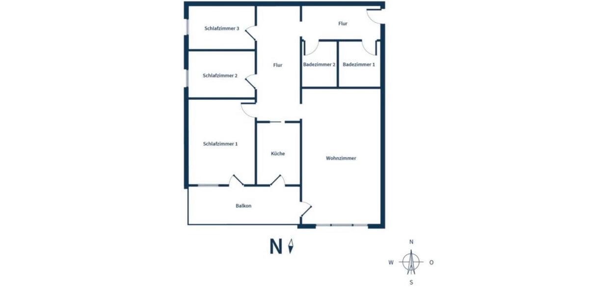 Etagenwohnung Heppenheim (Bergstraße) - 4 Zimmer, 110 m&sup2;, 389.000&euro; | Angebot:26255596