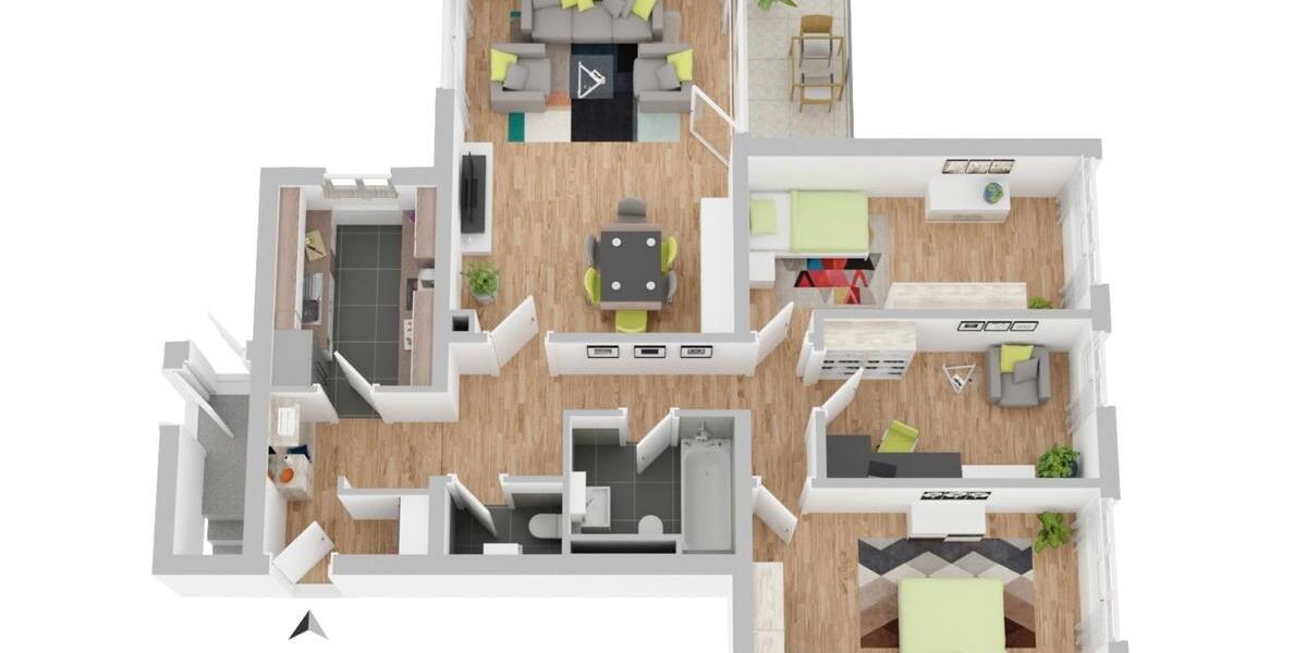 4-Zi-Whg. mit Garage in ruhiger schöner Lage von Heidelberg 4 zimmer