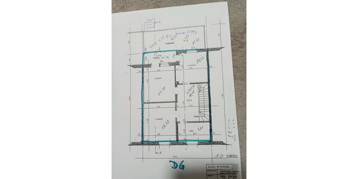 charmantes Haus in Neuostheim 9 zimmer