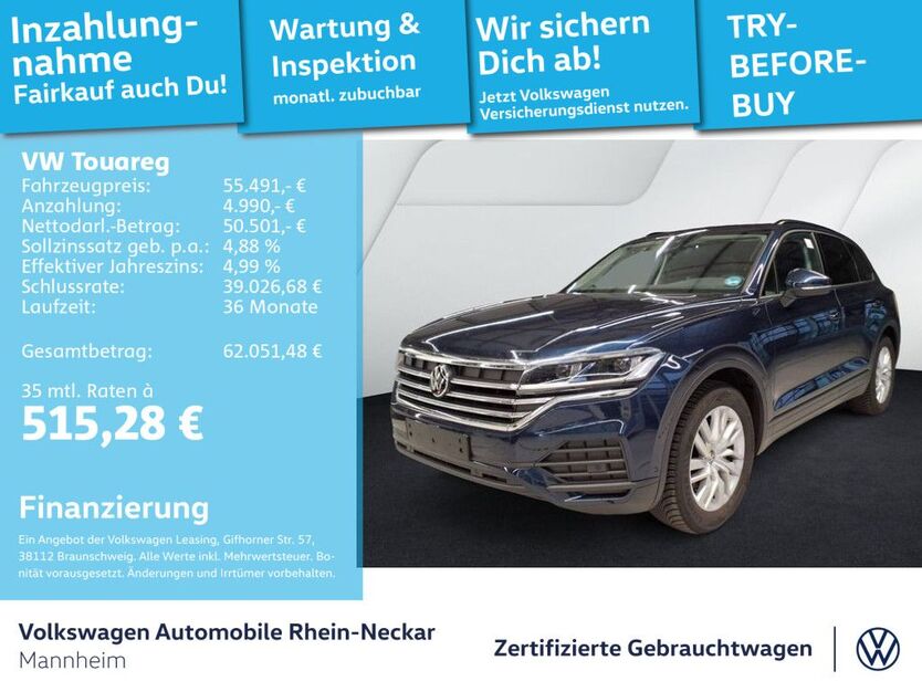 VW Touareg 27.407 km 54.992 € Mannheim 68309