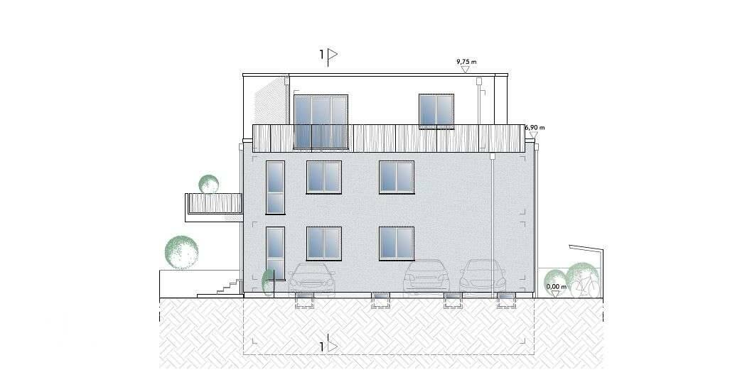 Etagenwohnung Wiesloch Baiertal - 2 Zimmer, 57 m&sup2;, 325.000&euro; | Angebot:26065334