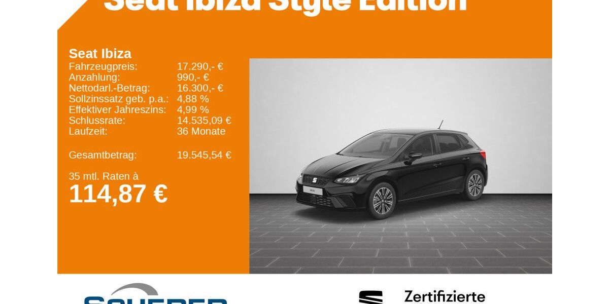 Seat Ibiza 8.030 km 17.290 &euro; Mannheim 68167