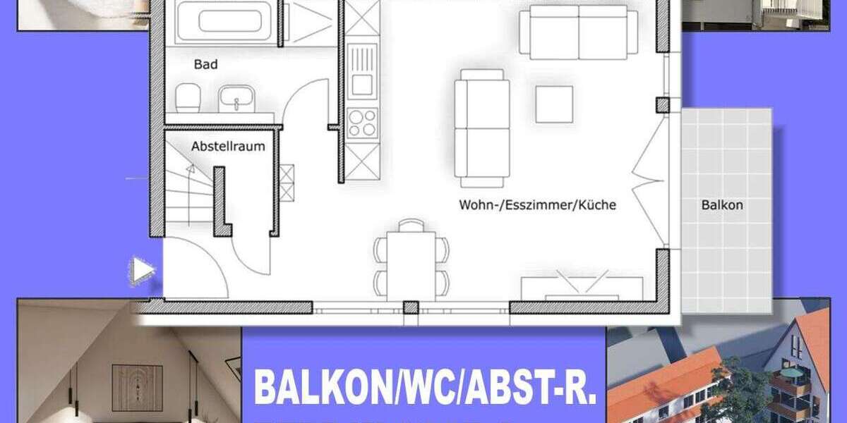 Etagenwohnung Mannheim Hochstätt - 3 Zimmer, 69 m&sup2;, 1.065&euro; | Angebot:26948412