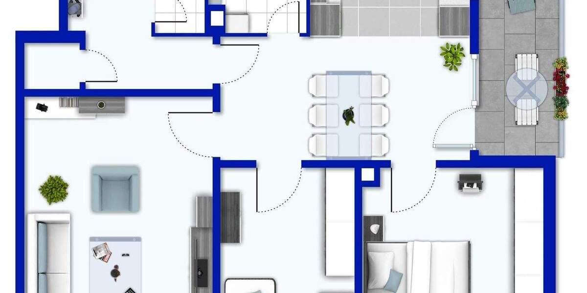 Etagenwohnung Ludwigshafen Pfingstweide - 3 Zimmer, 80 m&sup2;, 169.000&euro; | Angebot:25850501