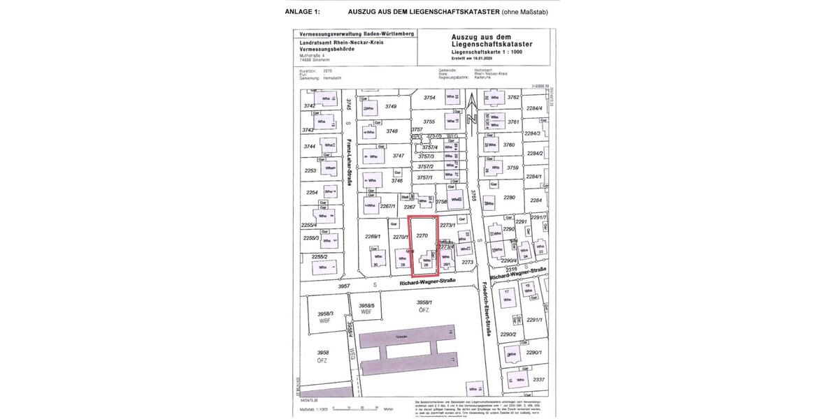 Einfamilienhaus Hemsbach - 5 Zimmer, 100 m&sup2;, 499.000&euro; | Angebot:24558164