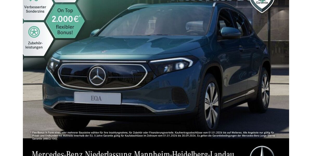 Mercedes-Benz EQA 39.885 km 31.890 &euro; Mannheim 68165