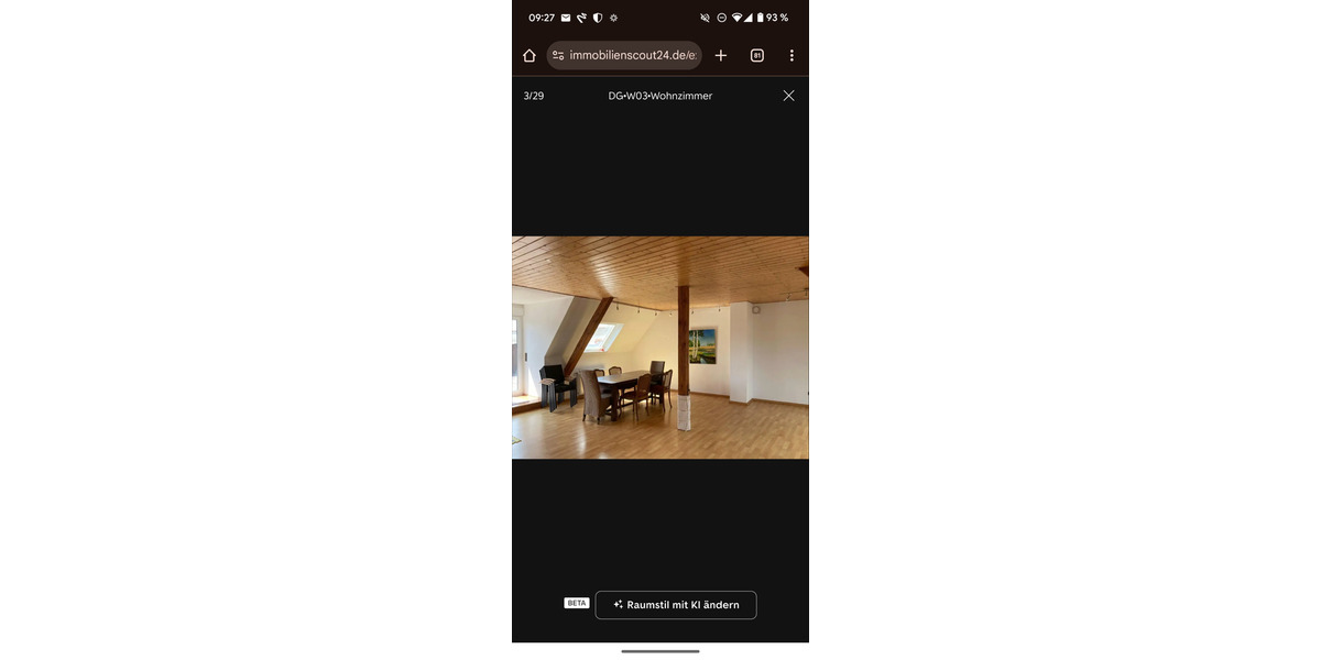 Dachgeschoßwohnung Hettenleidelheim - 3 Zimmer, 115 m&sup2;, 1.250&euro; | Angebot:24646445