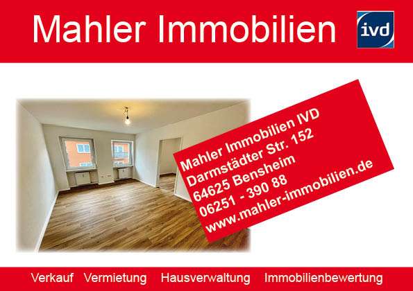 Wohnung zum Mieten in Bensheim 420 € 39 m²