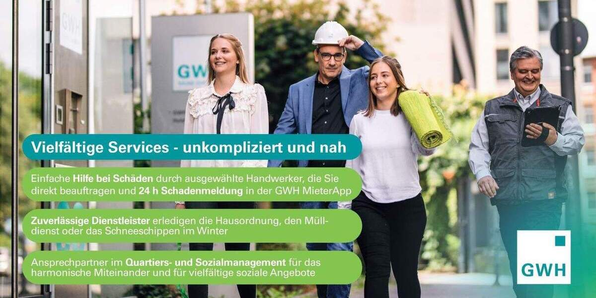 Etagenwohnung Heppenheim - 3 Zimmer, 62 m&sup2;, 780&euro; | Angebot:26160469