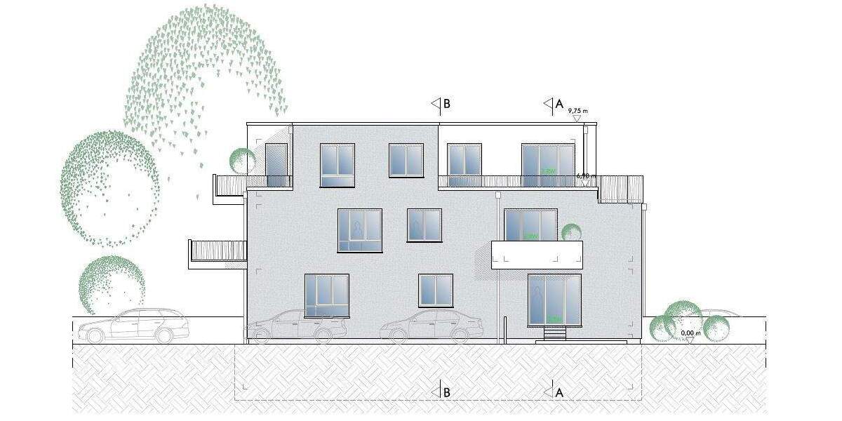 Etagenwohnung Wiesloch Baiertal - 2 Zimmer, 57 m&sup2;, 280.000&euro; | Angebot:24916373