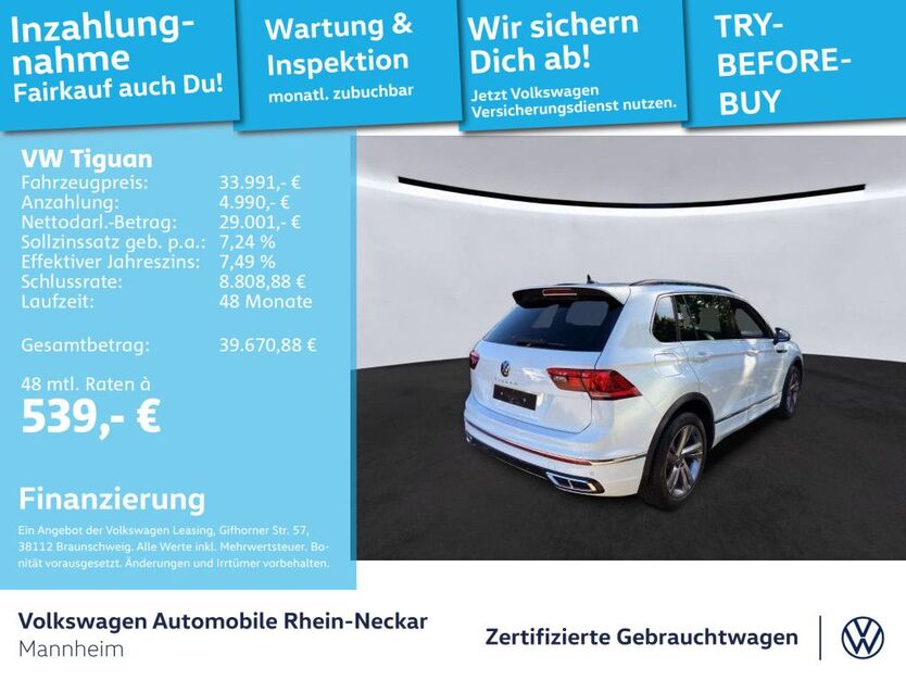 VW Tiguan 33.430 km 32.992 € Mannheim 68309
