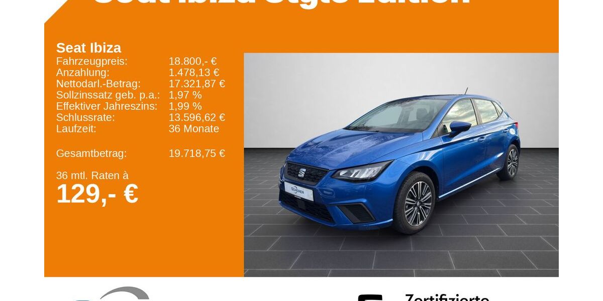 Seat Ibiza 8.745 km 18.800 &euro; Ladenburg 68526