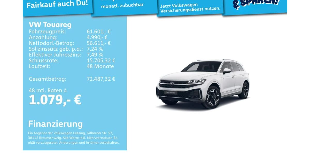 VW Touareg 25.720 km 61.101 &euro; Mannheim 68309