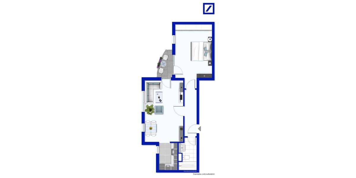 Etagenwohnung Ludwigshafen Friesenheim/Nord - 2 Zimmer, 58 m&sup2;, 139.000&euro; | Angebot:25850526