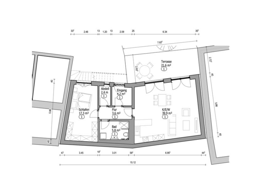 Erdgeschoßwohnung Rimbach - 3 Zimmer, 85 m&sup2;, 265.000&euro; | Angebot:26552188