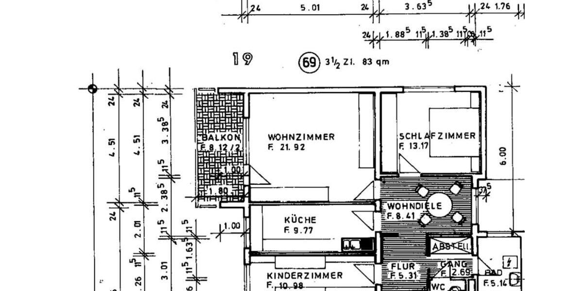 Etagenwohnung Waghäusel - 3 Zimmer, 83 m&sup2;, 258.500&euro; | Angebot:26047286