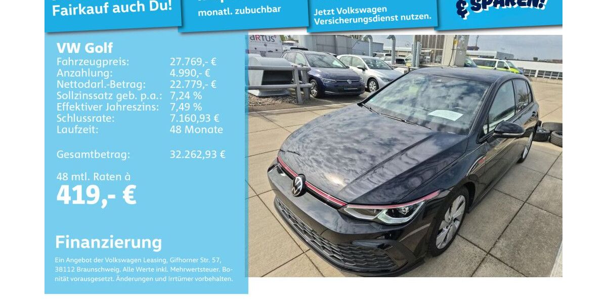 VW Golf 61.731 km 27.491 &euro; Mannheim 68309
