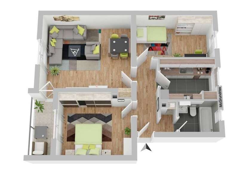 Wohnung zum Kaufen in Mannheim 192.500 € 70 m²