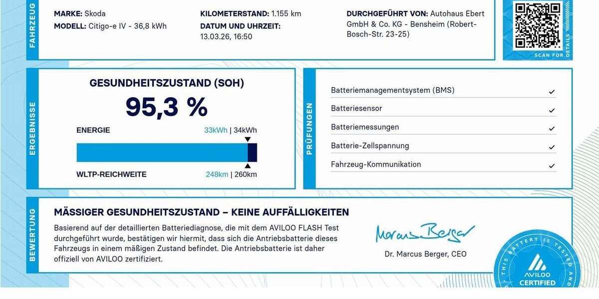 Skoda Citigo 1.152 km 15.890 &euro; Bensheim 64625