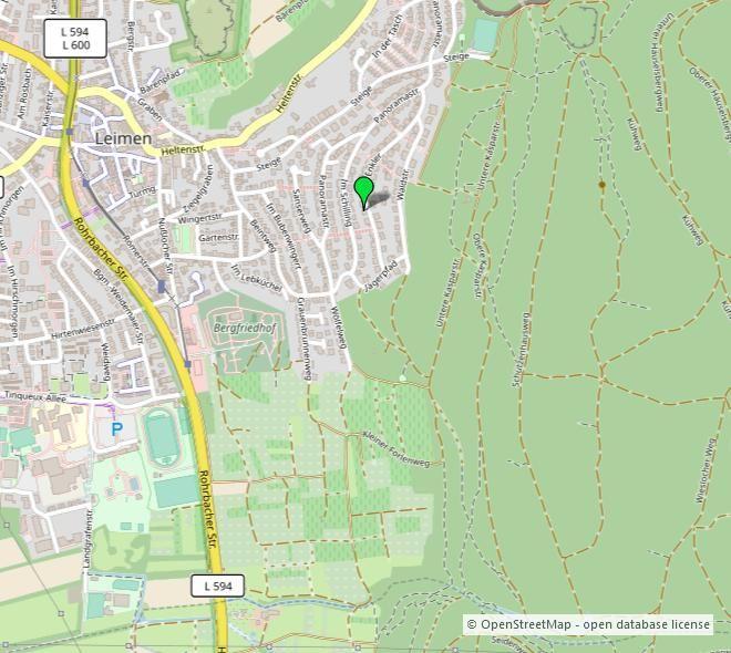 Leimen: 3 ZKB hoch am Hang, Terrasse u. Garage, renoviert 3 zimmer