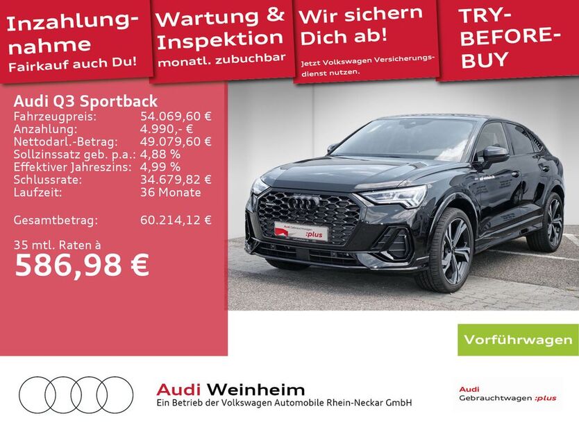 Audi Q3 18.900 km 49.499 € Weinheim 69469
