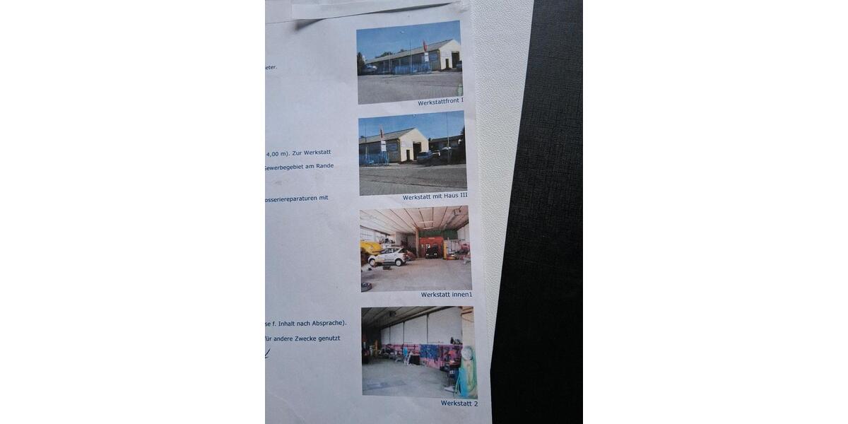 Werkstatt zu Vermieten 4 zimmer