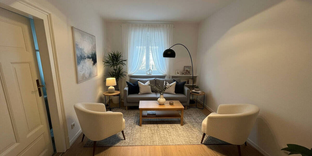 Etagenwohnung Mannheim Feudenheim - 2 Zimmer, 49 m&sup2;, 159.000&euro; | Angebot:26154493