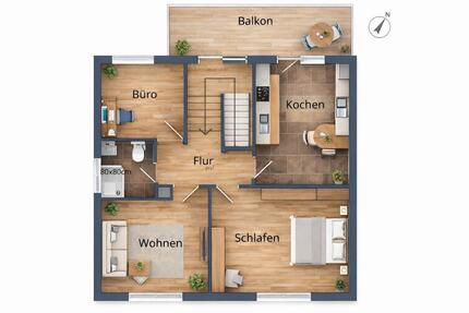 Wohnung Lorsch - 3 Zimmer, 70 m&sup2;, 700&euro; | Angebot:26272080
