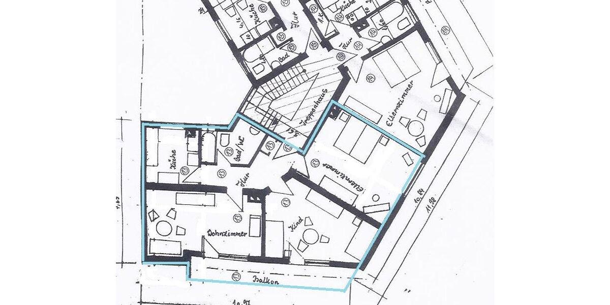 Etagenwohnung Ludwigshafen am Rhein Ludwigshafen-Hemshof - 3 Zimmer, 85 m&sup2;, 895&euro; | Angebot:26296074