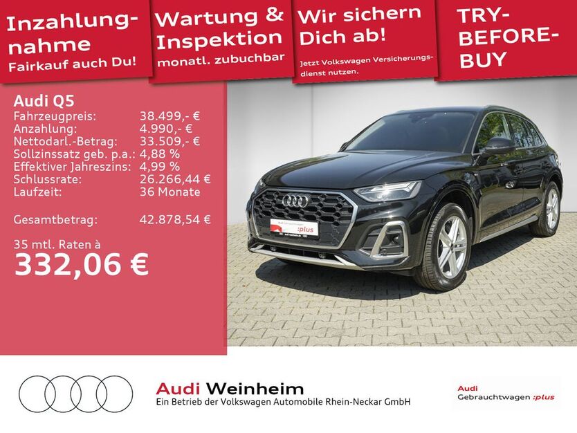 Audi Q5 39.948 km 37.799 € Weinheim 69469
