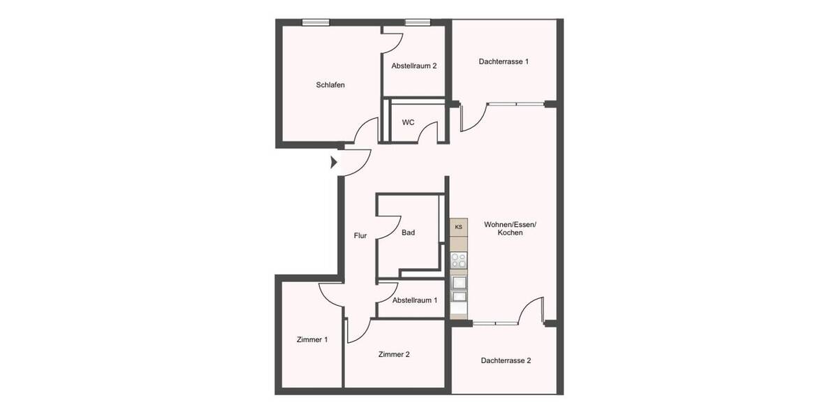 Etagenwohnung Mannheim Käfertal - 4 Zimmer, 113 m&sup2;, 1.750&euro; | Angebot:26908725