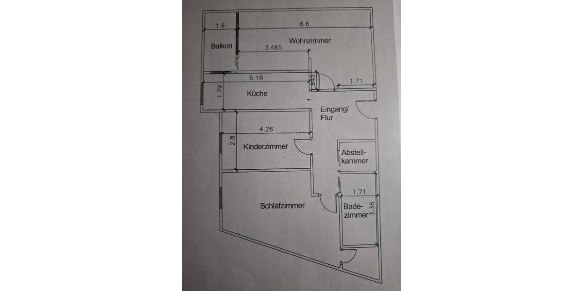 Etagenwohnung Frankenthal Frankenthal Kernstadt - 3 Zimmer, 85 m&sup2;, 227.000&euro; | Angebot:26065030