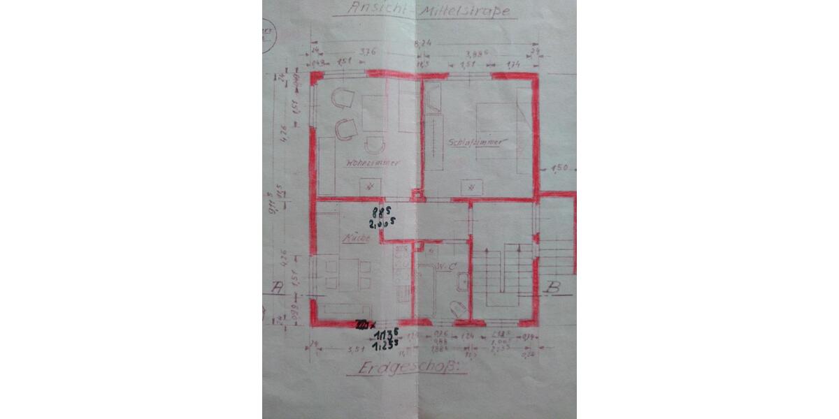 Einfamilienhaus Bensheim - 5 Zimmer, 110 m&sup2;, 250.000&euro; | Angebot:26660572