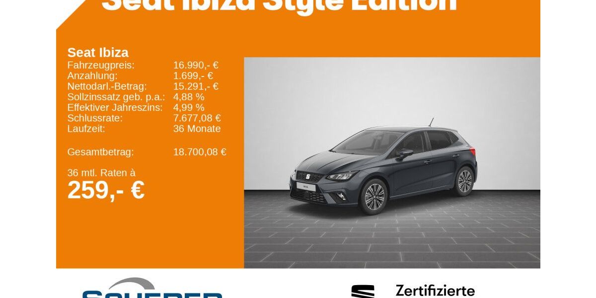 Seat Ibiza 14.000 km 20.800 &euro; Neustadt a.d. Weinstraße 67433