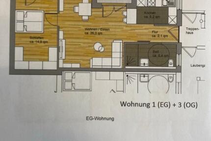 Moderne 2 Zimmer Wohnung in Reilingen zimmer