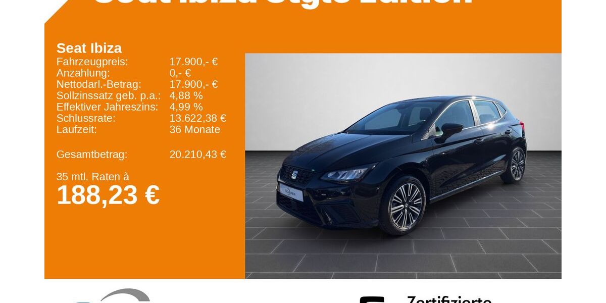 Seat Ibiza 9.968 km 19.000 &euro; Ludwigshafen 67063
