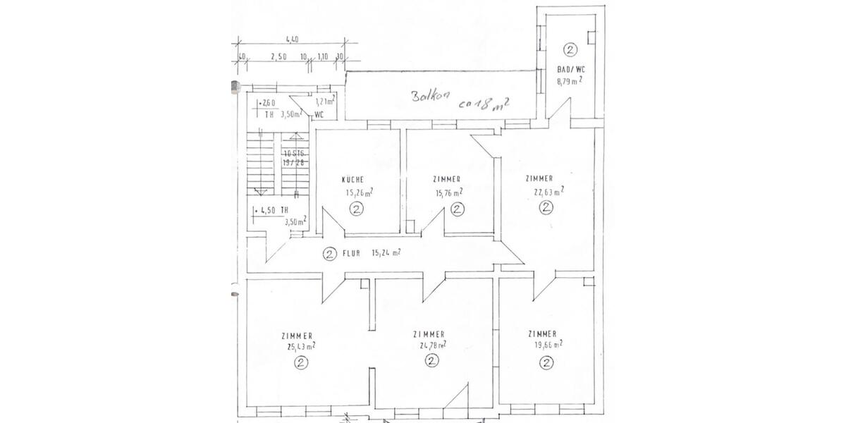Etagenwohnung Frankenthal (Pfalz) - 5 Zimmer, 150 m&sup2;, 345.000&euro; | Angebot:24786101