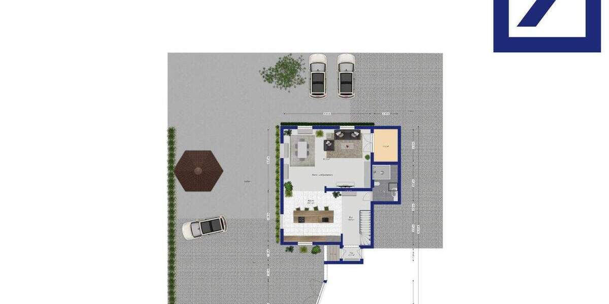 Wohnen und Arbeiten vereint - umfassend sanierte Wohn- und Gewerbeimmobilie auf großem Grundstück 3 zimmer
