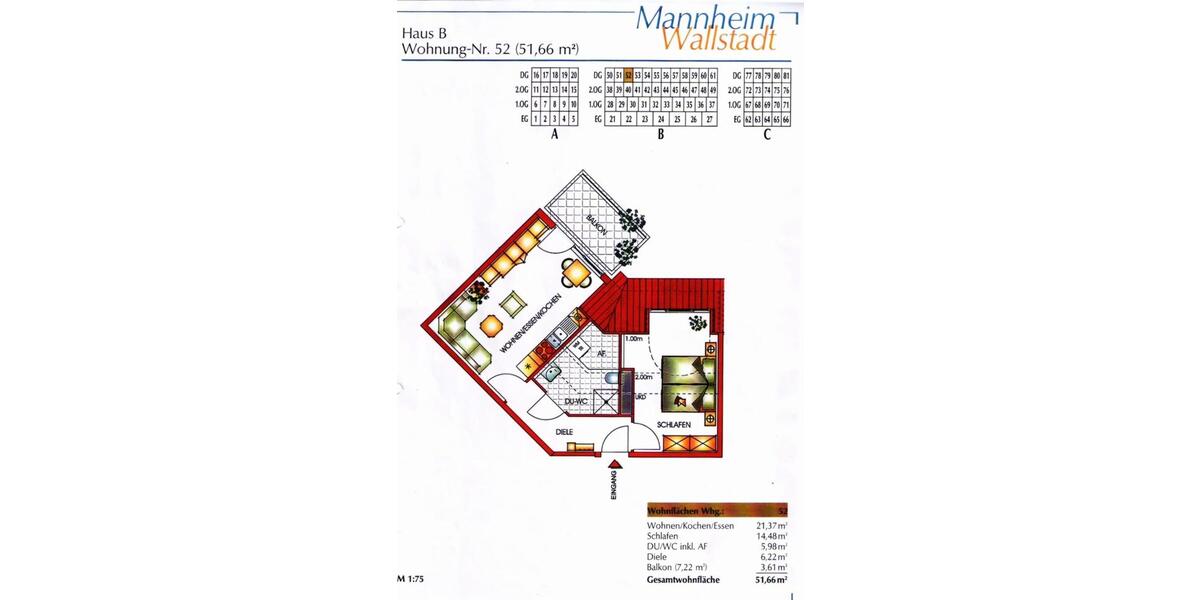 2 Zi Bad EBK Wohnung Carl-Benz-Seniorenzentrum Erst ab 60J mögli 2 zimmer