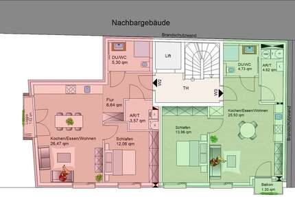 Wohnung zum Kaufen in Heidelberg 650.000 € 50 m² 2 zimmer