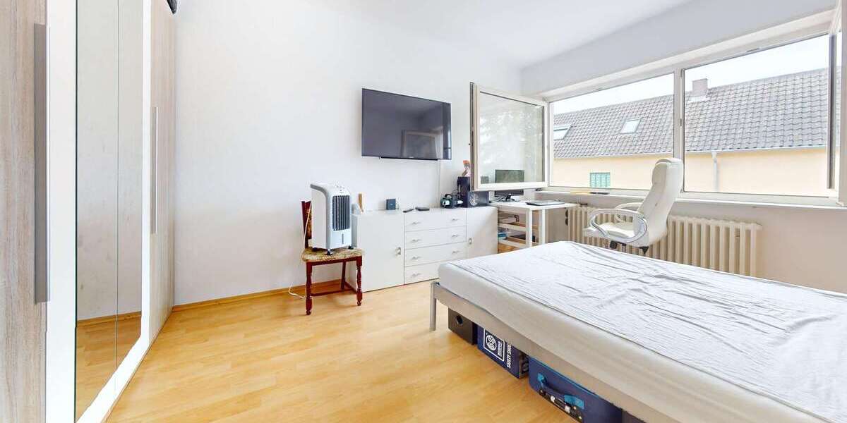 Praktisch geschnittene 2-Zimmer-Wohnung an der Grenze zur Gartenstadt mit Balkon und Stellplatz - Terrassenwohnung Mannheim Gartenstadt | Angebot:27280338